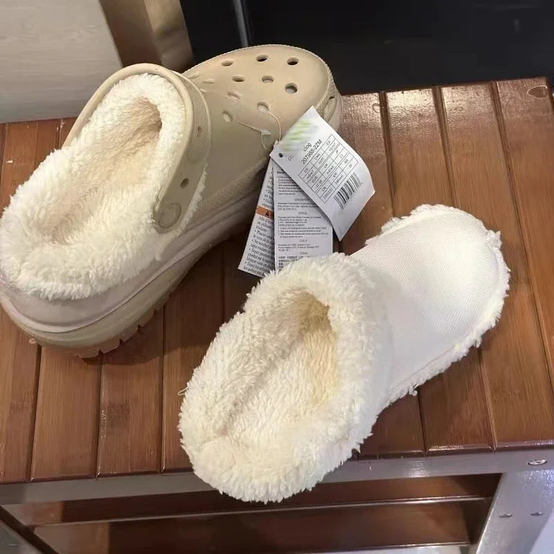 1 Pair Winter Warm Shoe Cover Inserts Replacement Fur Insoles Removable Soft Thickened Shoes Liners Plush Cover Accessories