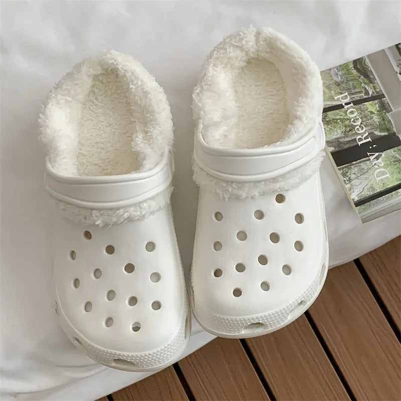 1 Pair Winter Warm Shoe Cover Inserts Replacement Fur Insoles Removable Soft Thickened Shoes Liners Plush Cover Accessories
