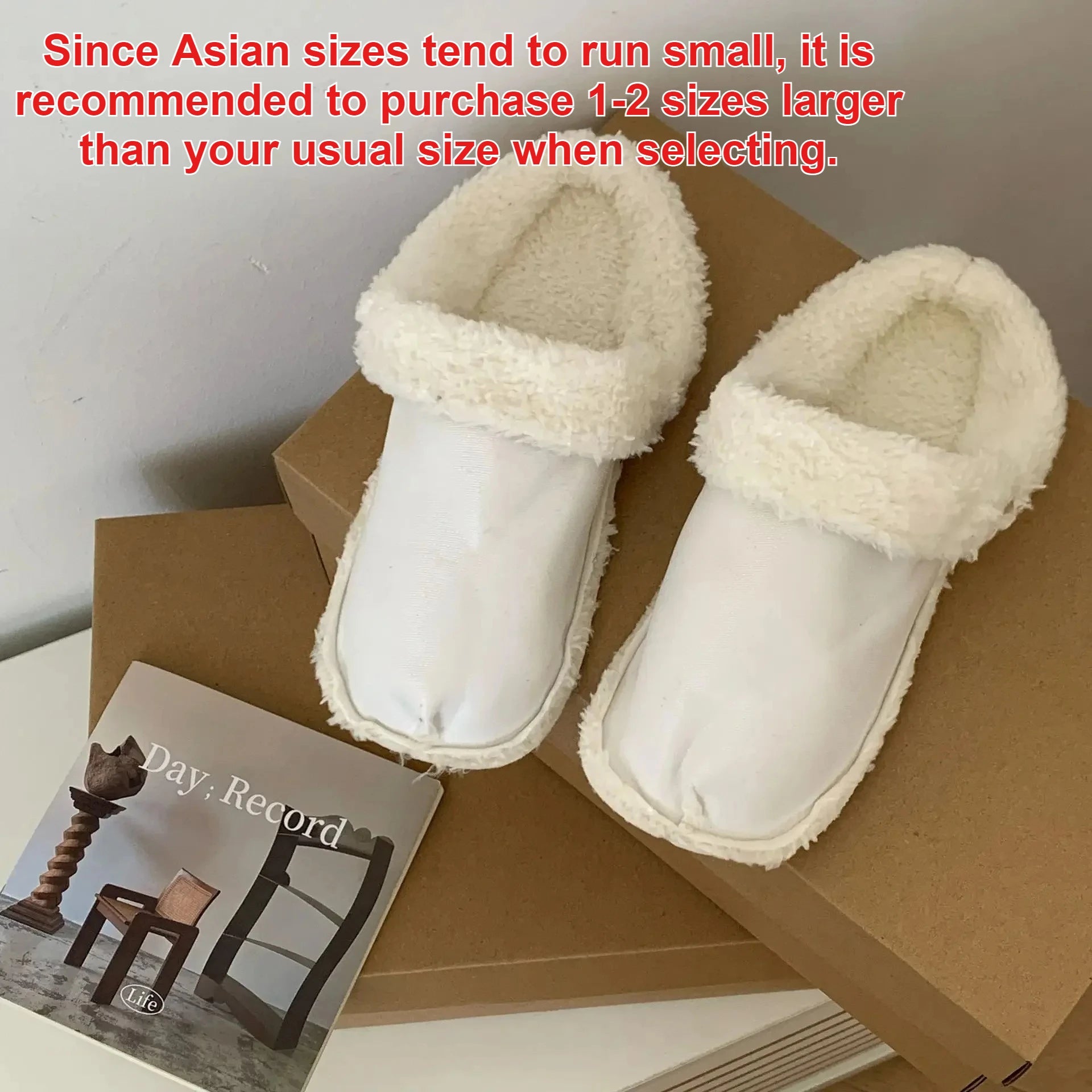 1 Pair Winter Warm Shoe Cover Inserts Replacement Fur Insoles Removable Soft Thickened Shoes Liners Plush Cover Accessories