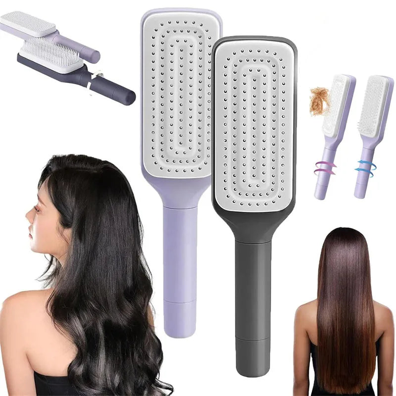 Self-Cleaning Hair Brush